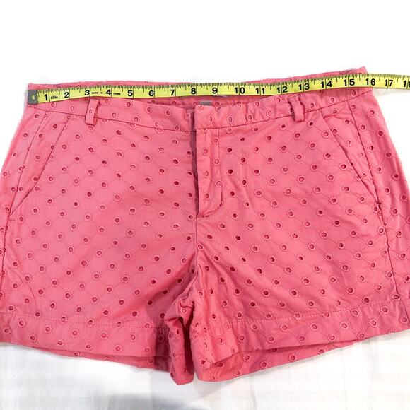 Gap City Shorts in Coral Eyelet - Picture 7 of 11